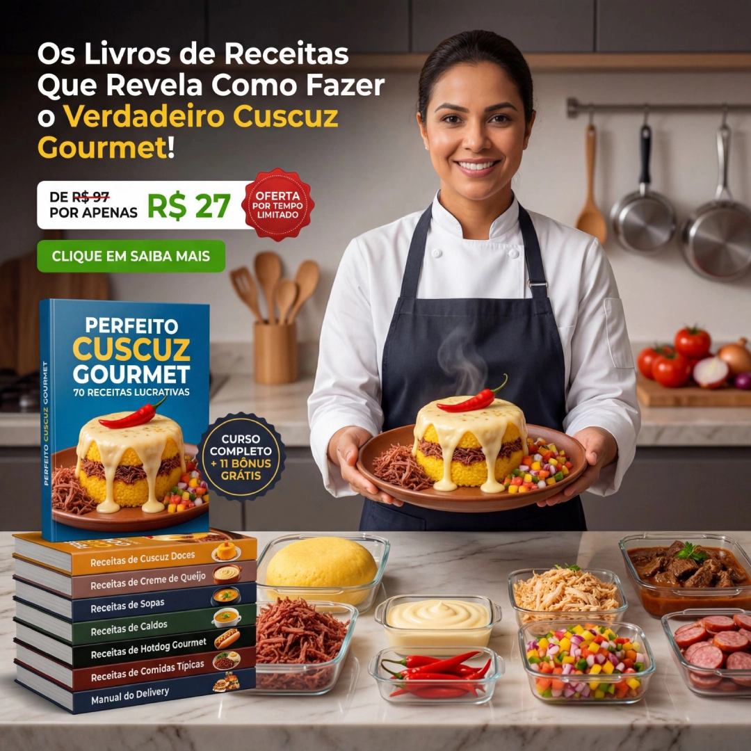 Cuscuz Gourmet 300 Receitas